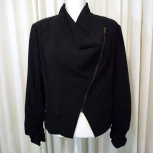 WD-NY Black Zip Up Jacket size L